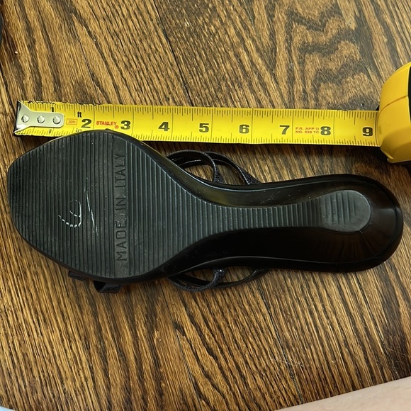 90’s Italian Black Wedges 6 - Picture 7 of 7